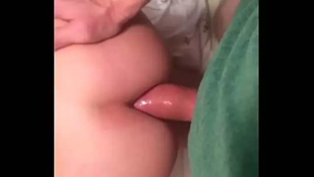 Russian wife's anal sex in dog style position